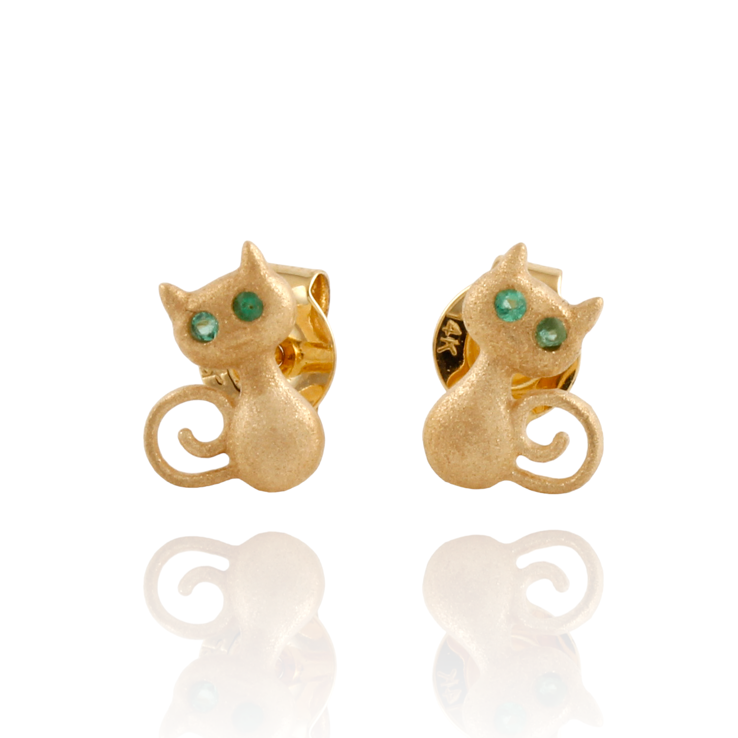 Kitty Kat Stud Earrings