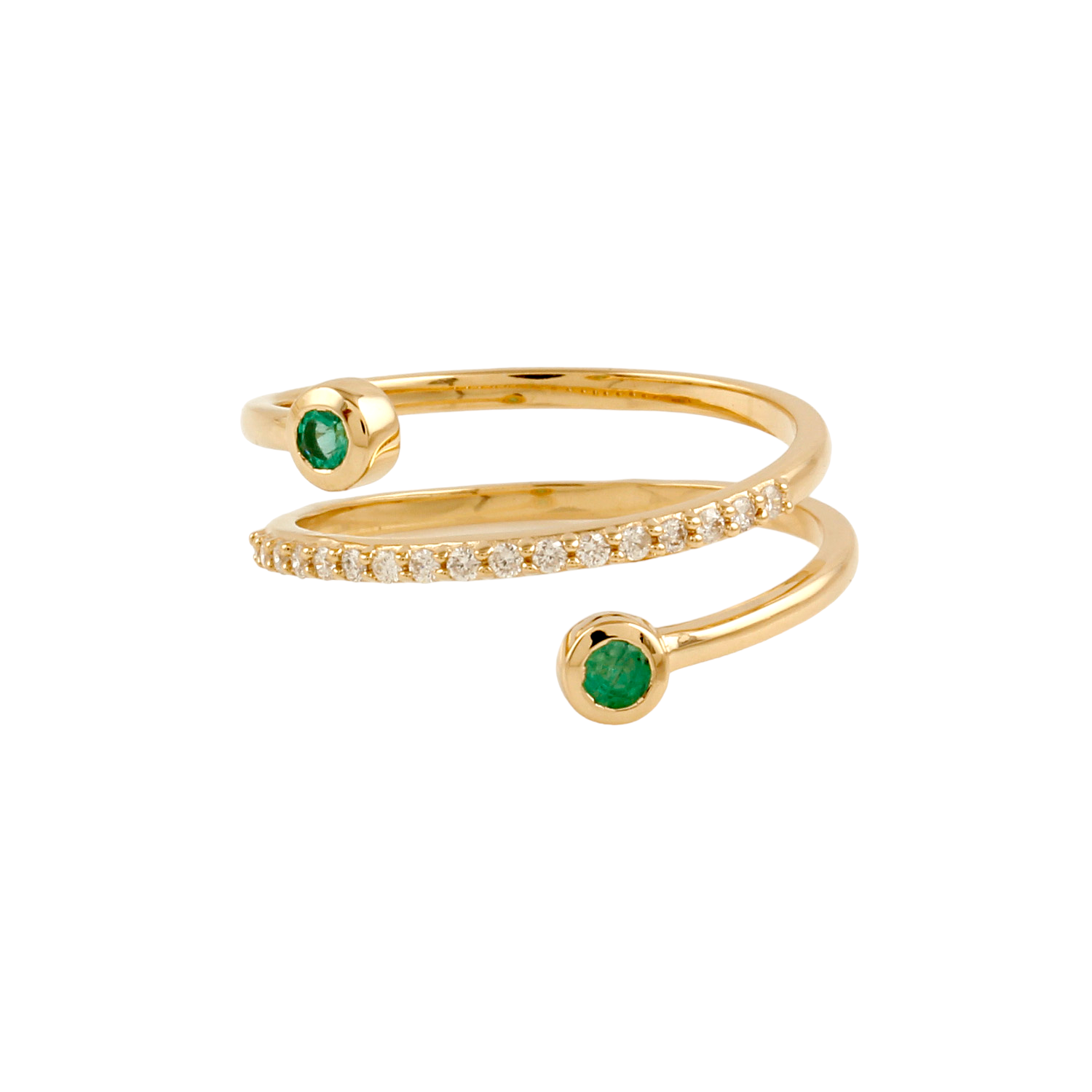 Layered Diamond Ring