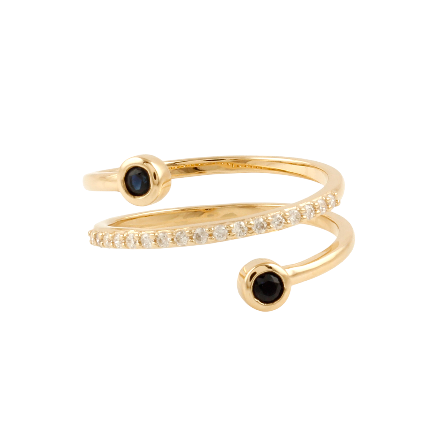 Layered Diamond Ring