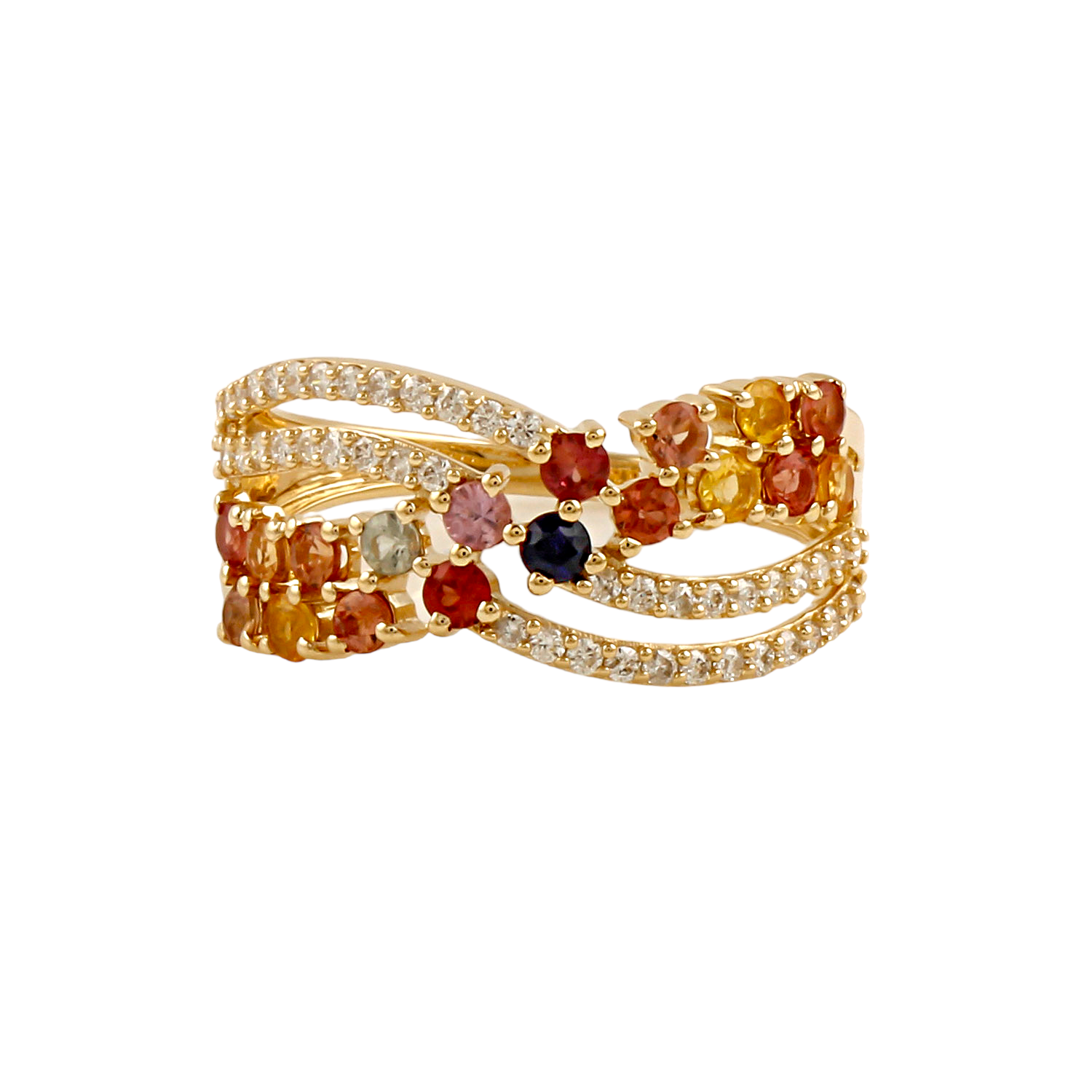 Twist and Turn Diamond Ring